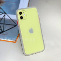 Чехол Gingle Series Case на iPhone 11 (Transparent Red)