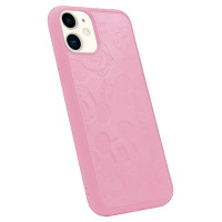 Чохол накладка MyTouch для iPhone 11 Mickey Mouse Faux Leather (Pink)