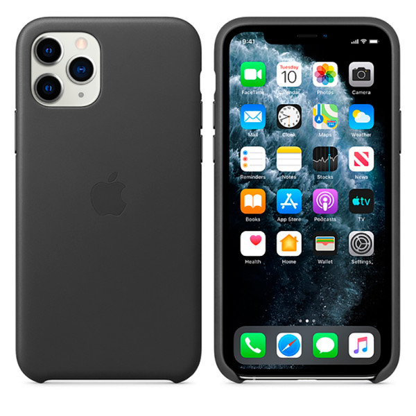 Чехол Good Leather Case для iPhone 11 Pro (Black)