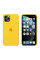 Чехол для iPhone 11 Pro Max Silicone Case (Canary Yellow) OEM