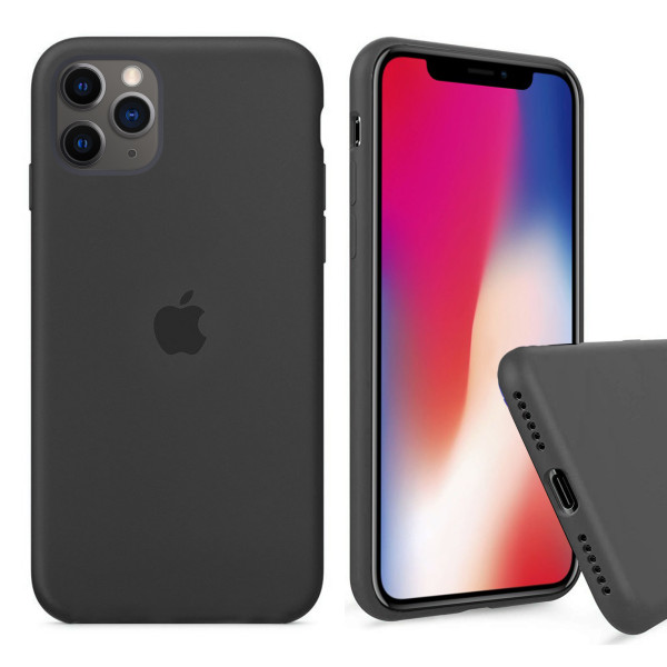 Чохол Silicone Case Full для iPhone 11 Pro (Charcoal Gray)