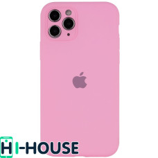 Чехол для iPhone 11 Pro Silicone Case Full Camera Protection (Pink)