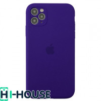 Чехол для iPhone 11 Pro Silicone Case Full Camera Protection (Ultra Violet)