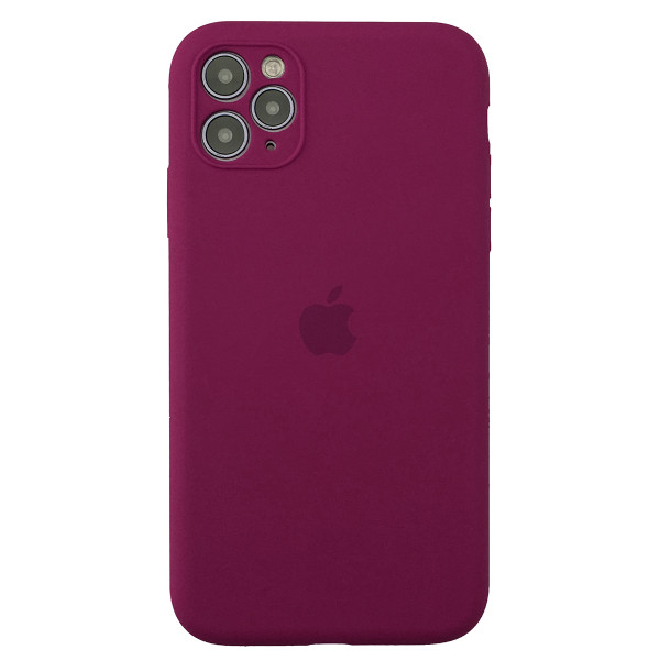 Чохол Silicone Case Full для iPhone 11 Pro (Rose Red)