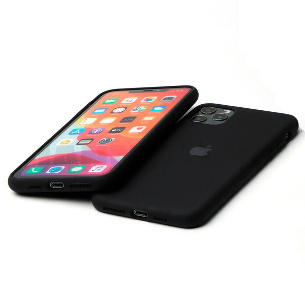 Чехол Silicone Case Full для iPhone 11 Pro (Black)