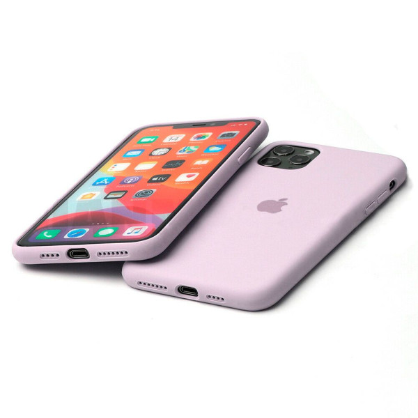 Чехол Silicone Case Full для iPhone 11 Pro (Lavender)