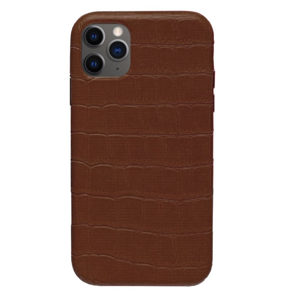 Чехол на iPhone 11 Pro Leather Case Full (Brown)