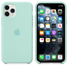 Чехол для iPhone 11 Pro Max Silicone Case (Marine Green) OEM