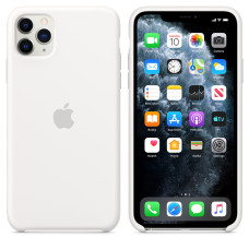 Чехол для iPhone 11 Pro Max Silicone Case (White) OEM