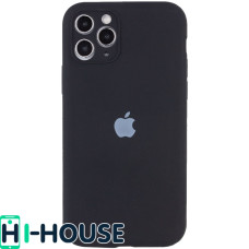 Чохол для iPhone 11 Pro Max Silicone Case Full Camera Protection (Black)
