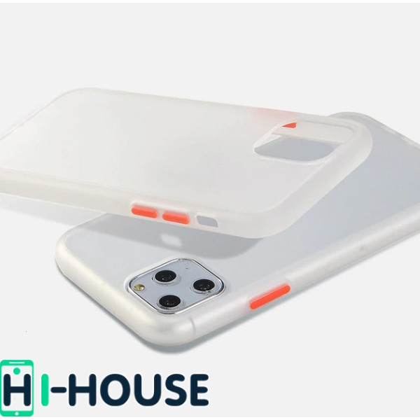Чехол Gingle Series Case на iPhone 11 Pro Max (Transparent Red)