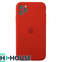 Чехол для iPhone 11 Pro Max Silicone Case Full Camera Protection (Red)