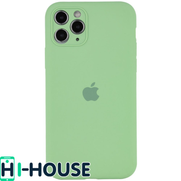 Чехол для iPhone 11 Pro Max Silicone Case Full Camera Protection (Spearmint)