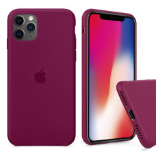 Чохол Silicone Case Full для iPhone 11 Pro Max (Rose Red)