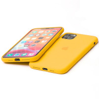 Чохол Silicone Case Full для iPhone 11 Pro Max (Canary Yellow)