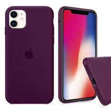 Чохол Silicone Case Full для iPhone 11 (Marsala)