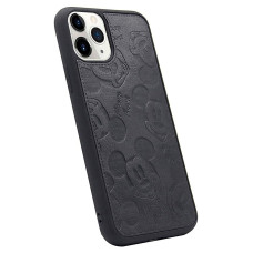 Чехол накладка MyTouch для iPhone 11 Pro Max Mickey Mouse Faux Leather (Black)