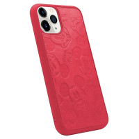 Чехол накладка MyTouch для iPhone 11 Pro Max Mickey Mouse Faux Leather (Red)