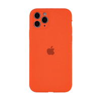 Чохол Silicone Case Full + Camera для iPhone 12 Orange