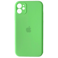 Чохол Silicone Case Full + Camera для iPhone 12 Spearmint