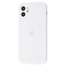Чохол Silicone Case Full + Camera для iPhone 12 White