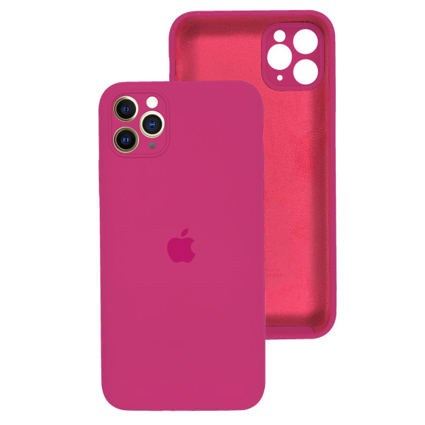 Чехол Silicone Case Full + Camera для iPhone 12 Dragon Fruit