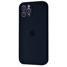 Чохол Silicone Case Full + Camera для iPhone 12 Pro Midnight Blue