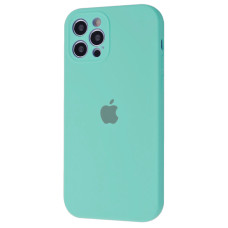 Чохол Silicone Case Full + Camera для iPhone 12 Pro Sea Blue