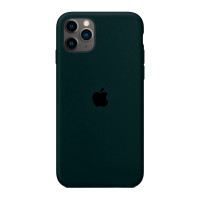 Чехол на iPhone 12 Pro Silicone Case Full Forest Green