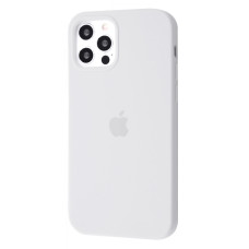 Чехол на iPhone 12 Pro Silicone Case Full White