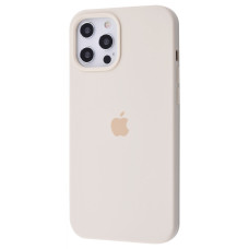 Чохол Silicone Case Full для iPhone 12 Pro Max Antique White