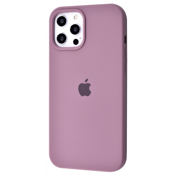 Чехол Silicone Case Full для iPhone 12 Pro Max Blueberry