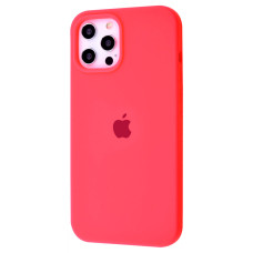 Чохол Silicone Case Full для iPhone 12 Pro Max Electric Pink