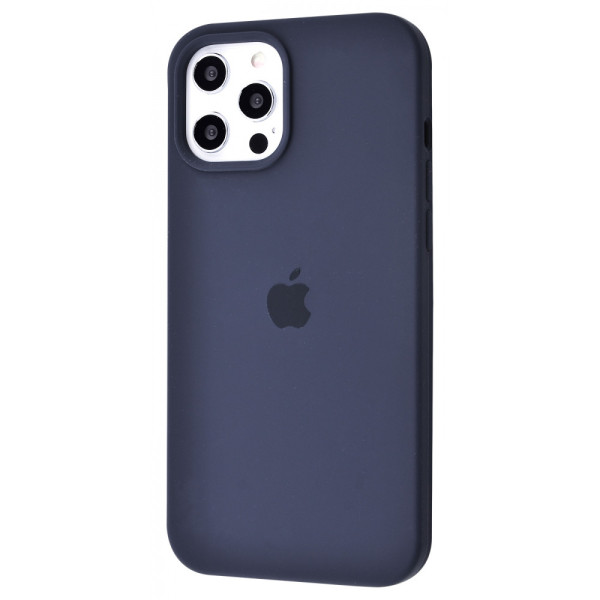 Чехол Silicone Case Full для iPhone 12 Pro Max Midnight Blue