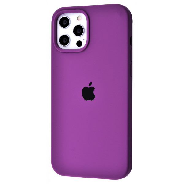 Чохол Silicone Case Full для iPhone 12 Pro Max Purple