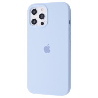 Чехол Silicone Case Full для iPhone 12 Pro Max Sky Blue