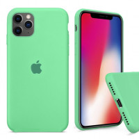 Чехол на iPhone 12 Pro Silicone Case Full Spearmint