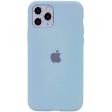 Чохол на iPhone 12 Pro Max Silicone Case Full Light Blue