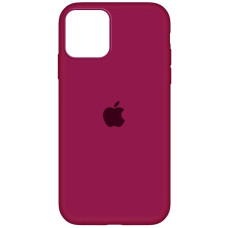 Чохол на iPhone 12 Pro Max Silicone Case Full Rose Red