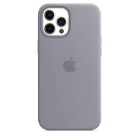 Чехол на iPhone 12 Pro Max Silicone Case Full Lavender Gray