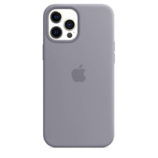 Чохол на iPhone 12 Pro Max Silicone Case Full Lavender Gray