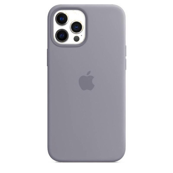 Чехол на iPhone 12 Pro Silicone Case Full Lavender Gray