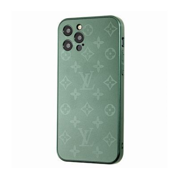 Чохол Glass ЛВ для iPhone 12 Pro Max Forest Green