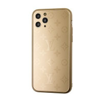 Чохол Glass ЛВ для iPhone 12 Pro Max Gold