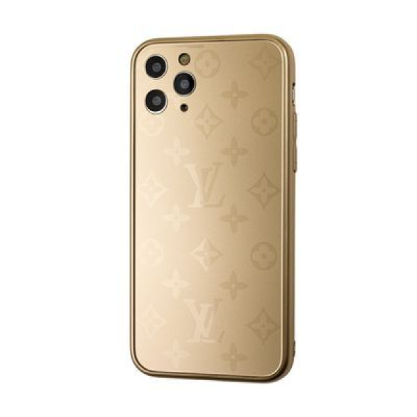 Чохол Glass ЛВ для iPhone 12 Pro Gold