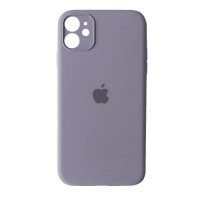 Чехол Silicone Case Full + Camera для iPhone 12 mini Lavender Grey