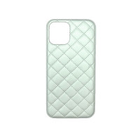 Чохол Leather case QUILTED для iPhone 12 mini White