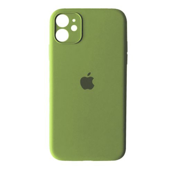Чехол Silicone Case Full + Camera для iPhone 12 mini Mint Gum
