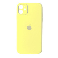 Чехол Silicone Case Full + Camera для iPhone 12 mini Mellow Yellow