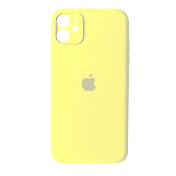 Чехол Silicone Case Full + Camera для iPhone 12 mini Mellow Yellow